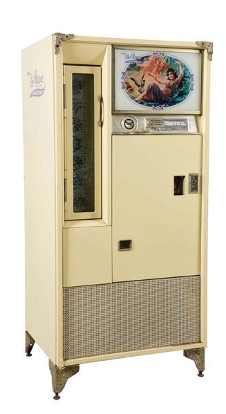 ORIGINAL DR. PEPPER VENDO QUEEN ANNE VENDING MACHINE.