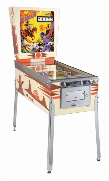 GOTTLIEB EL DORADO PINBALL MACHINE.