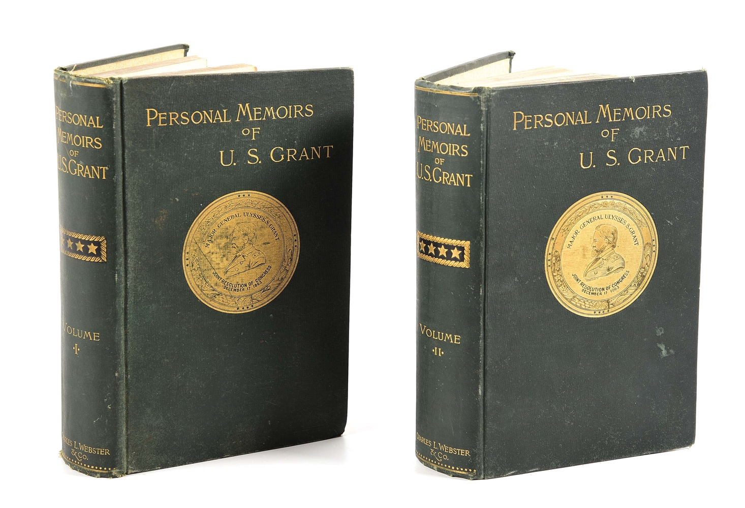 PERSONAL MEMOIRS OF U.S. GRANT, FIRST EDITION SET.