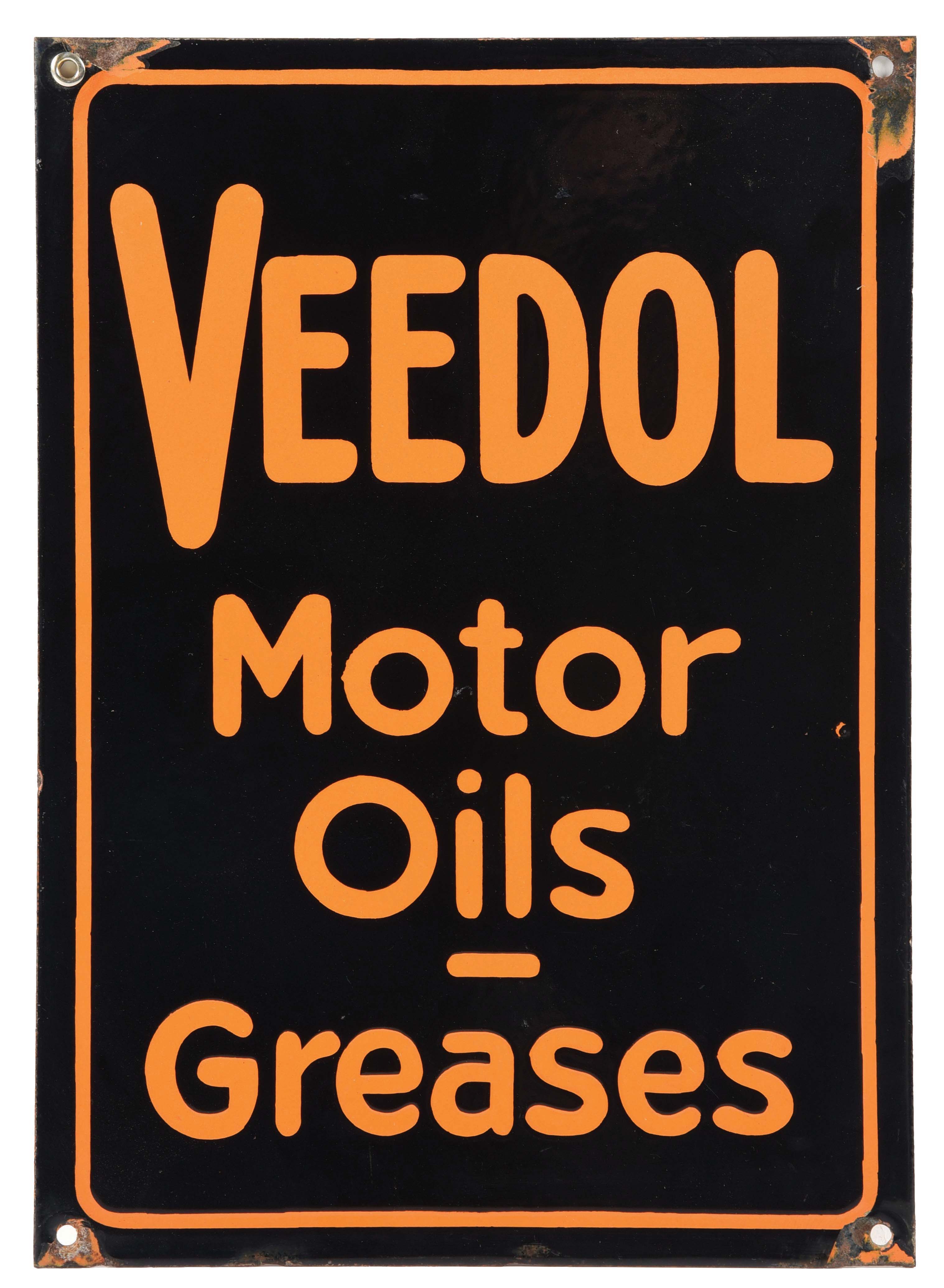 Lot Detail Ssp Veedol Motor Oils Sign