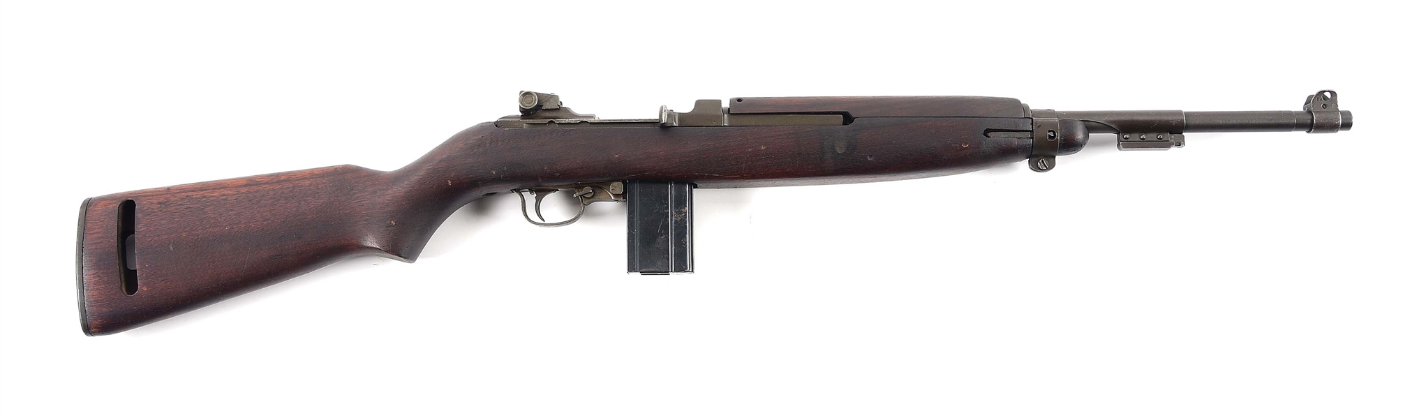 (C) UNDERWOOD M1 CARBINE SEMI-AUTOMATIC RIFLE.