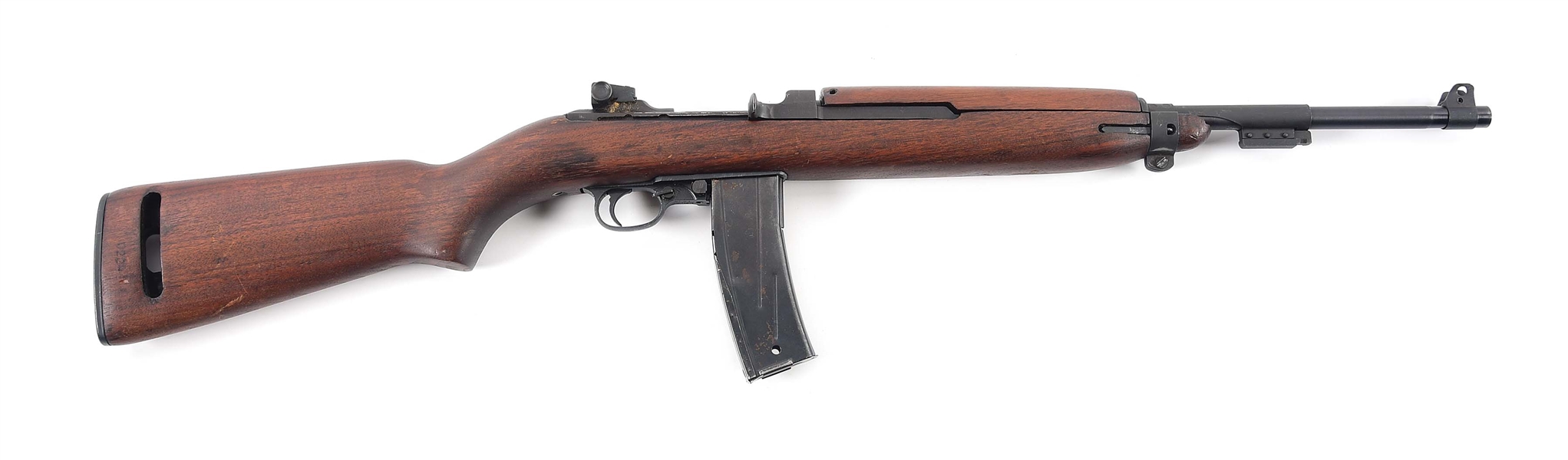 (C) SAGINAW SG M1 CARBINE SEMI-AUTOMATIC RIFLE.