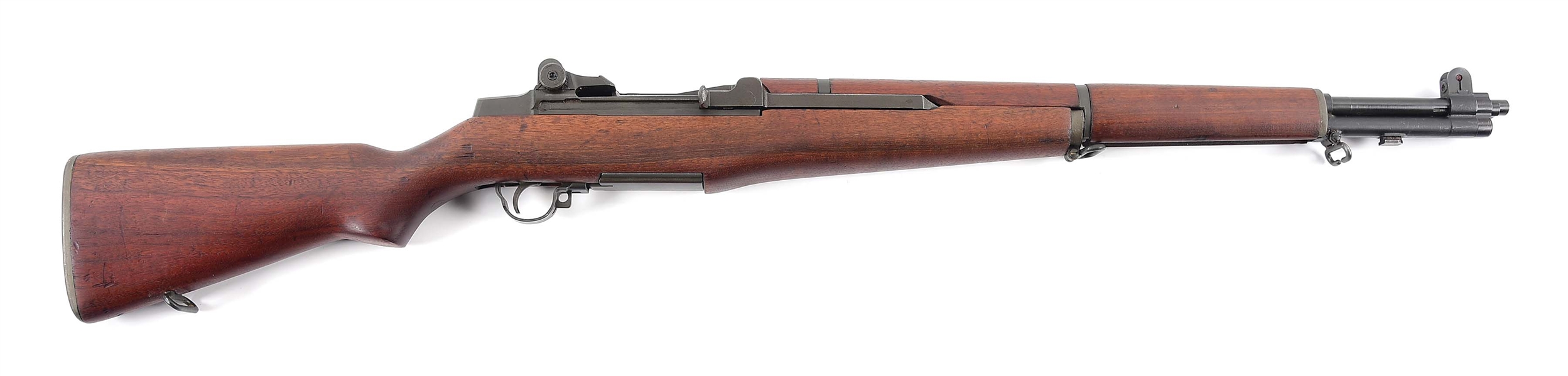 (C) SPRINGFIELD M1 GARAND SEMI-AUTOMATIC RIFLE WITH NATIONAL MATCH BARREL.