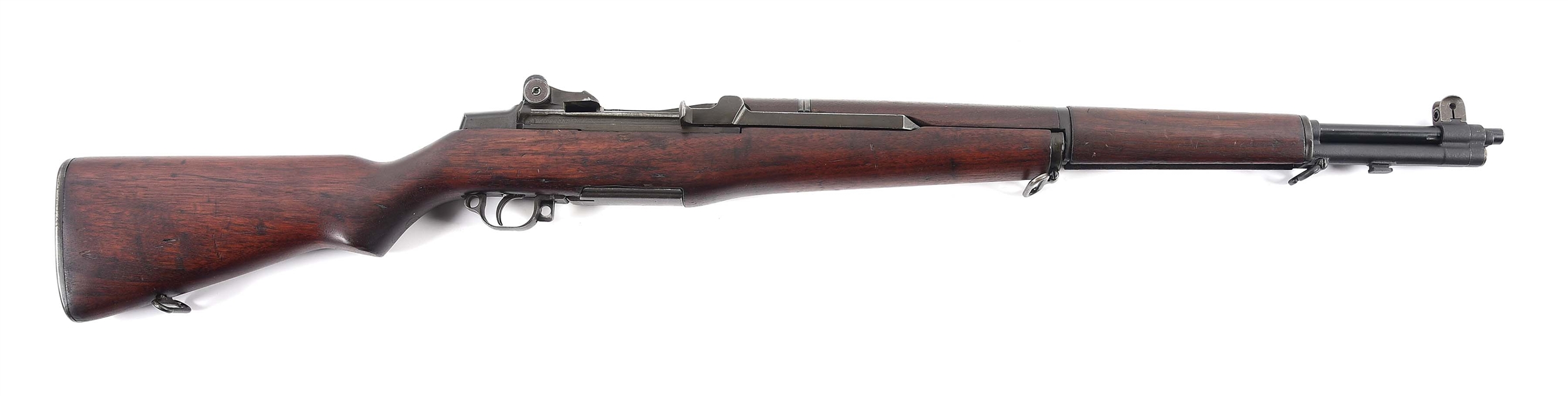 (C) WINCHESTER M1 GARAND SEMI-AUTOMATIC RIFLE.