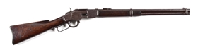 (A) WINCHESTER MODEL 1873 LEVER ACTION CARBINE.