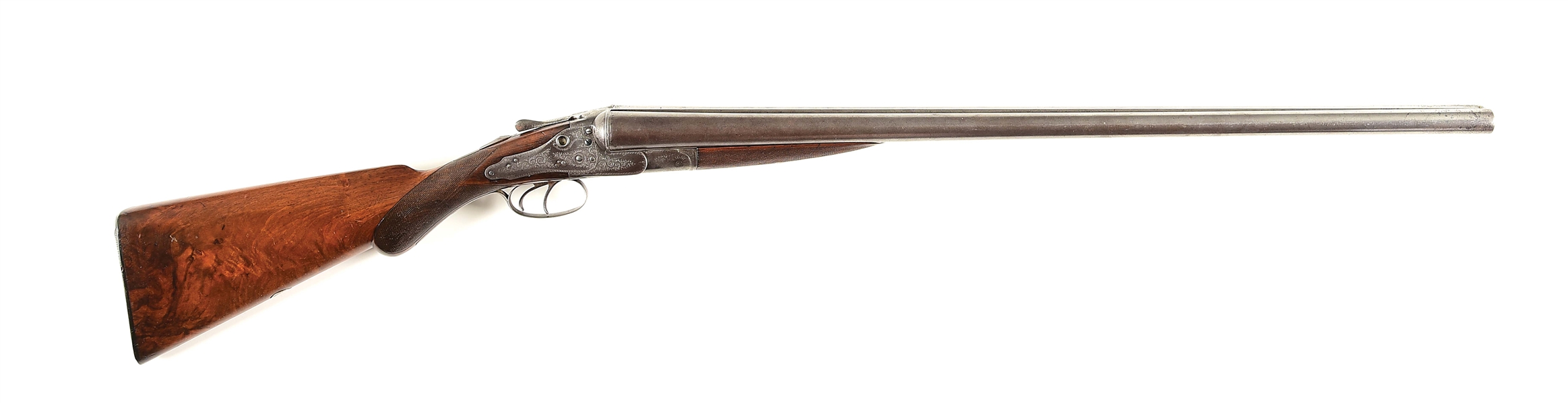 (C) W.C. SCOTT SIDE BY SIDE SHOTGUN