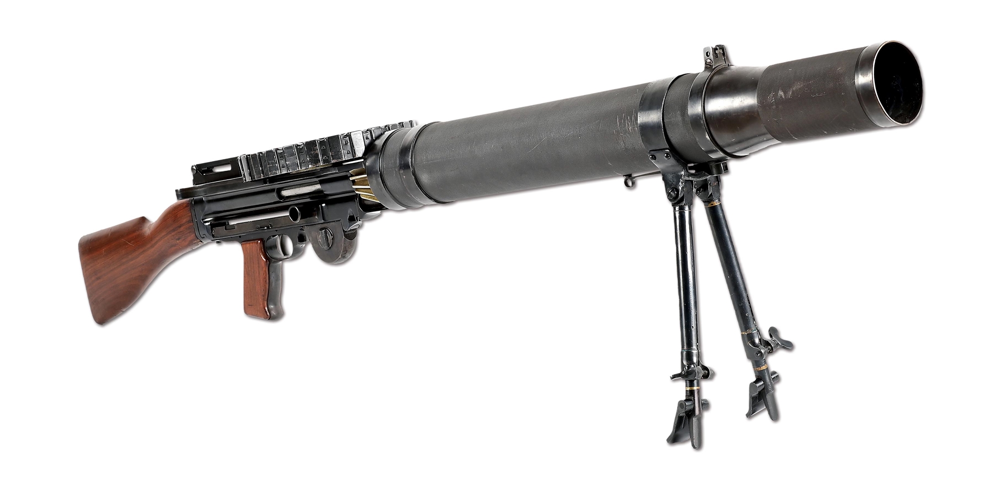 (N) ABSOLUTELY STUNNING CONDITION COMMERCIAL SAVAGE ARMS COMPANY LEWIS MACHINE GUN IN .303 (CURIO AND RELIC).