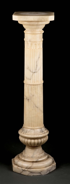 ALABASTER PEDESTAL. 