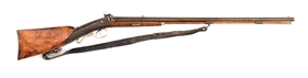(A) PERCUSSION SIDE BY SIDE CAPE GUN.