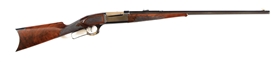 (C) SAVAGE MODEL 1899 LEVER ACTION RIFLE WITH LETTER