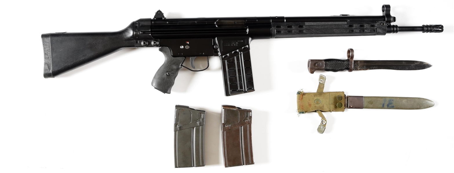(M) CENTURY ARMS CETME 308 SPORTER SEMI-AUTOMATIC RIFLE WITH CASE.
