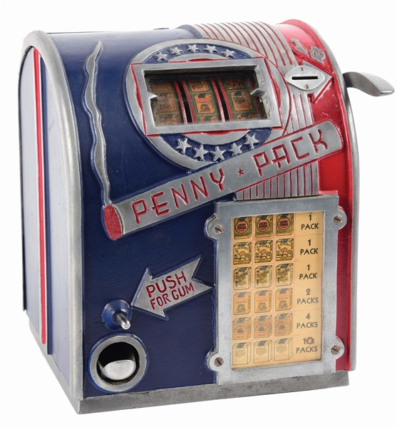 1¢ PENNY PACK GUMBALL TRADE STIMULATOR.