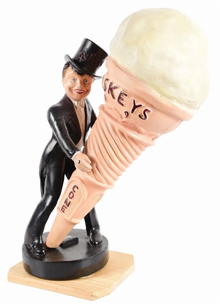 ASKEYS ICE CREAM CONE ADVERTISING DISPLAY.