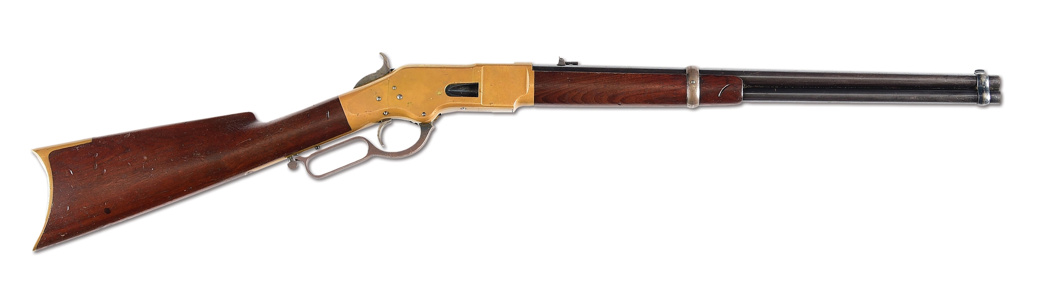 (A) SUPERB WINCHESTER MODEL 1866 SADDLE RING CARBINE (1870).