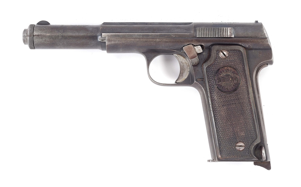 (C) RARE CHILEAN NAVY CONTRACT ASTRA MODELO 1921 SEMI-AUTOMATIC PISTOL WITH HOLSTER & SPARE MAGAZINE.