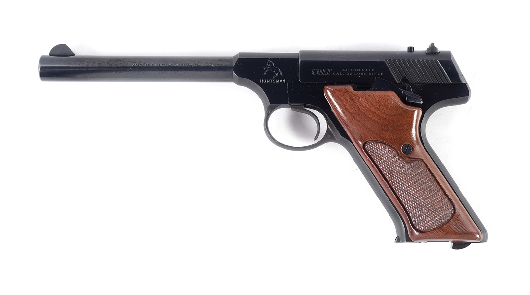 (C) COLT HUNTSMAN SEMI-AUTOMATIC PISTOL (1977).