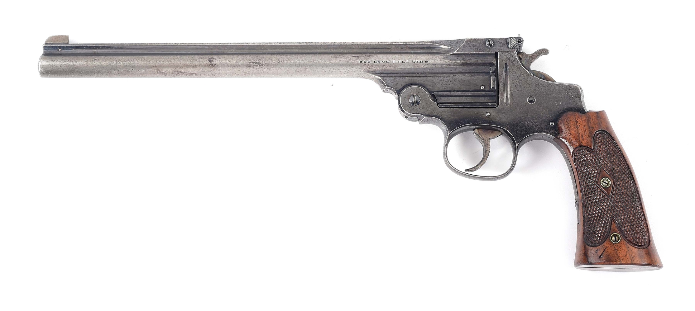 (C) SMITH & WESSON THIRD MODEL PERFECTED TARGET PISTOL.