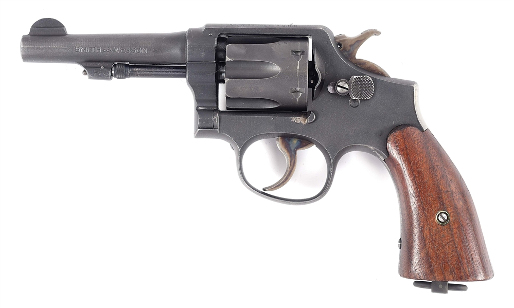 (C) WWII SMITH & WESSON VICTORY DOUBLE ACTION REVOLVER.