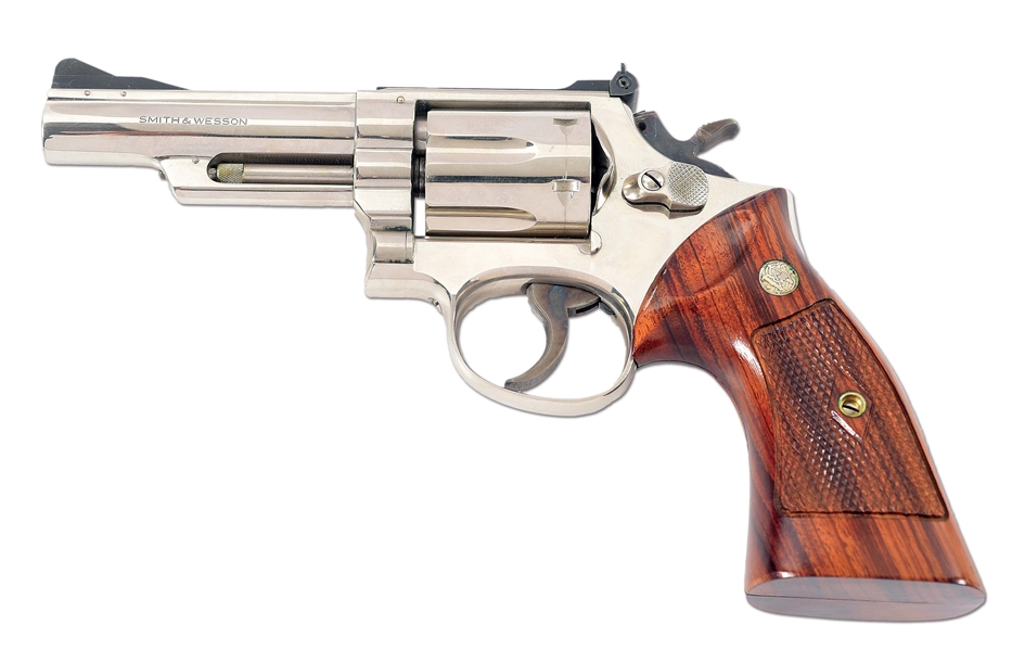 (C) SMITH & WESSON MODEL 19 .357 MAGNUM DOUBLE ACTION REVOLVER.