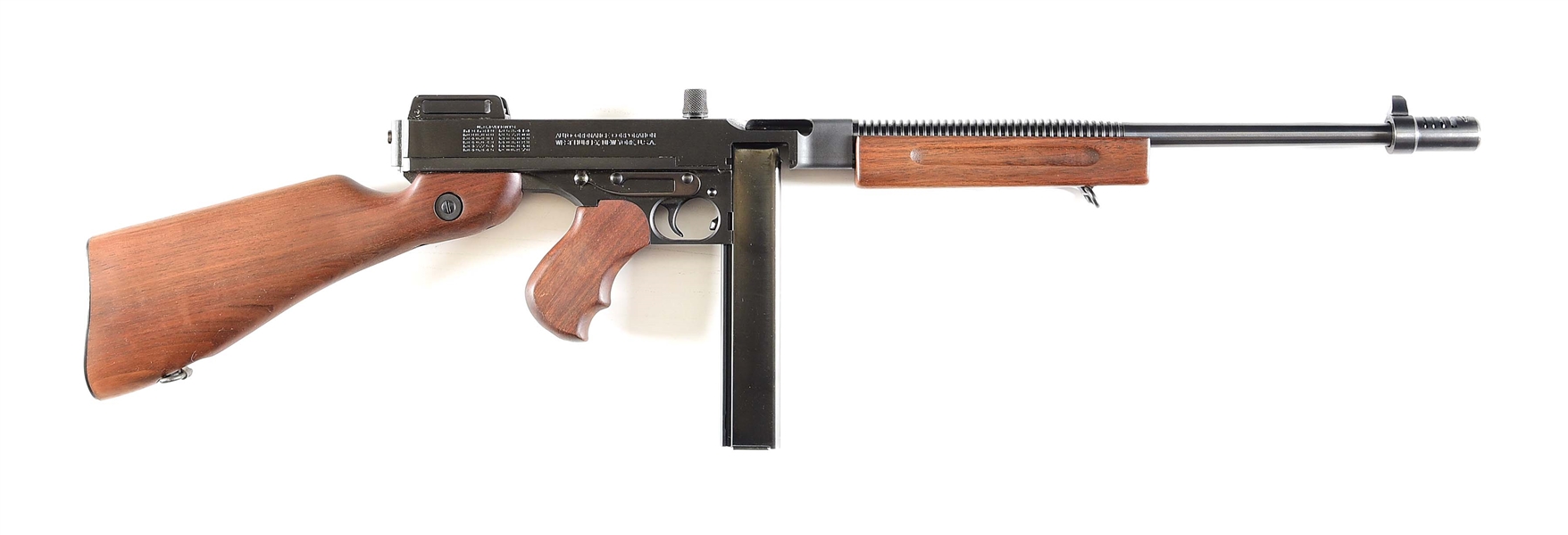 (M) AUTO ORDNANCE MODEL 1927 A1 THOMPSON SEMI-AUTOMATIC CARBINE.