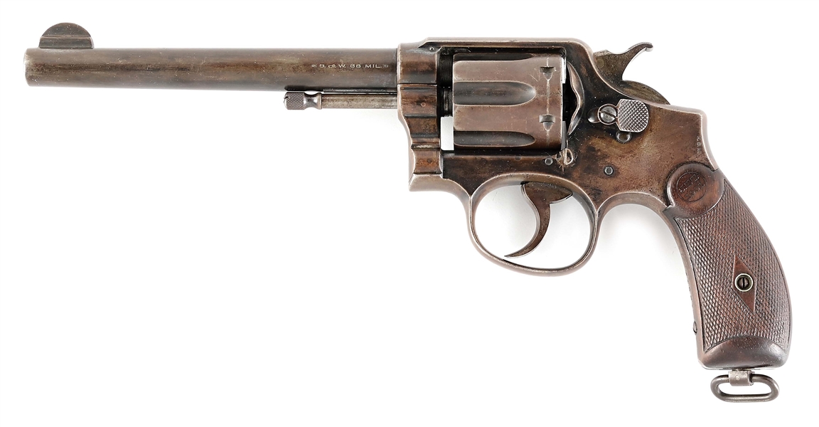 (C) SCARCE US ARMY SMITH & WESSON MODEL 1899 M&P DOUBLE ACTION REVOLVER.