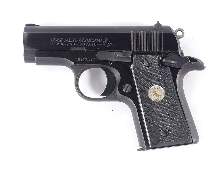 (M) COLT MUSTANG SEMI-AUTOMATIC PISTOL.