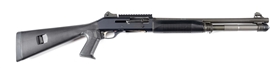 (M) NEAR NEW BENELLI M4 12 BORE SEMI-AUTOMATIC SHOTGUN. 