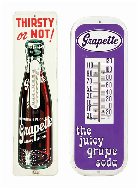 LOT OF 2: GRAPETTE THERMOMETERS.