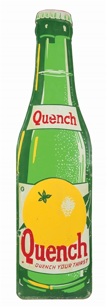 QUENCH SODA BOTTLE SIGN.