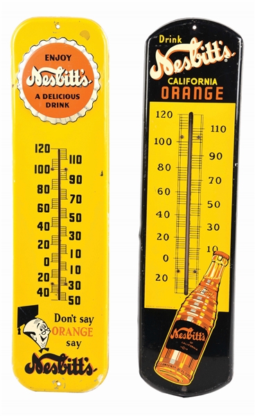 LOT OF 2: NESBITTS THERMOMETERS.