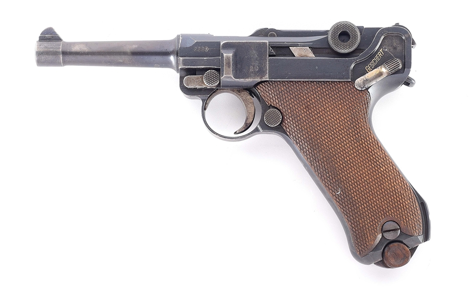 (C) DWM P.08 LUGER SEMI-AUTOMATIC PISTOL