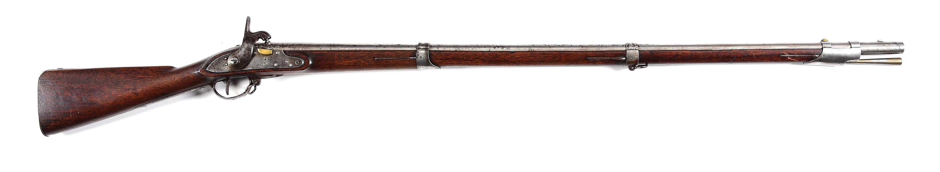 (A) MASSACHUSETTS MARKED M1812 CONVERSION WHITNEY CONTRACT MUSKET.