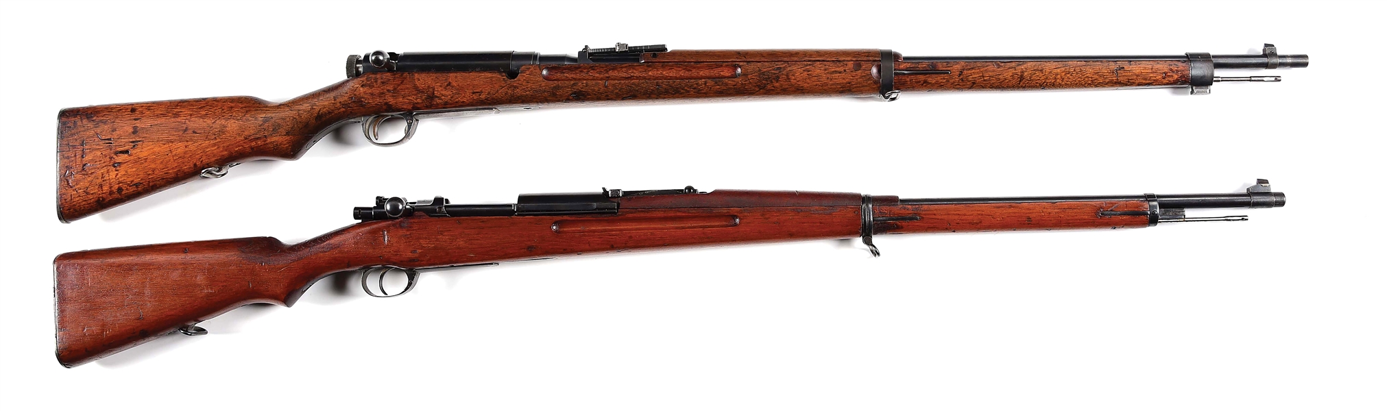 (C) LOT OF 2: KOISHIKAWA TYPE 38 AND TYPE 46 BOLT ACTION RIFLES.