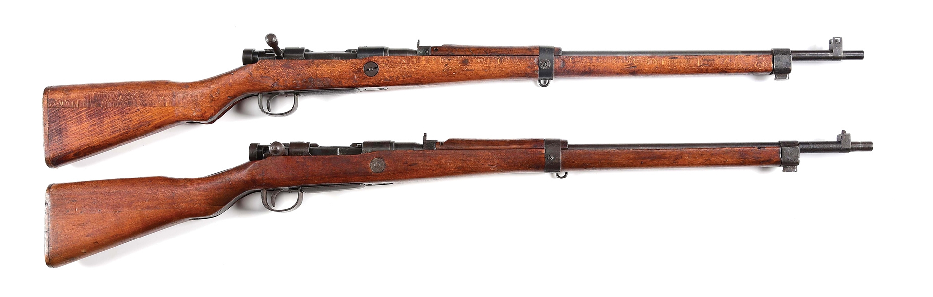 (C) LOT OF 2: LAST DITCH NAGOYA AND KOKURA TYPE 99 BOLT ACTION RIFLES WITH INTACT MUMS.
