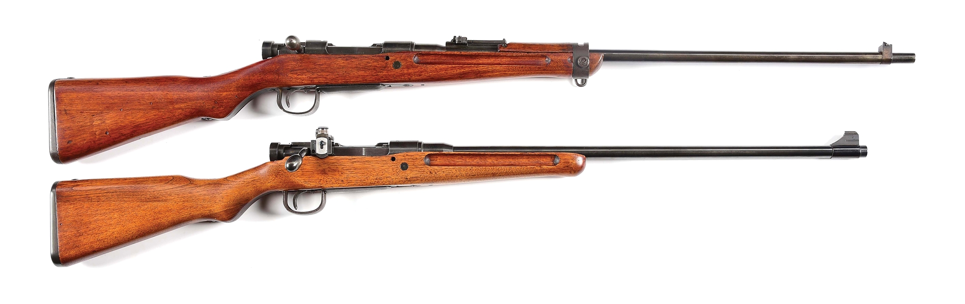 (C) LOT OF 2: SPORTERIZED TOKYO JUKI KOGYO AND KOKURA TYPE 99 RIFLES WITH INTACT MUMS.