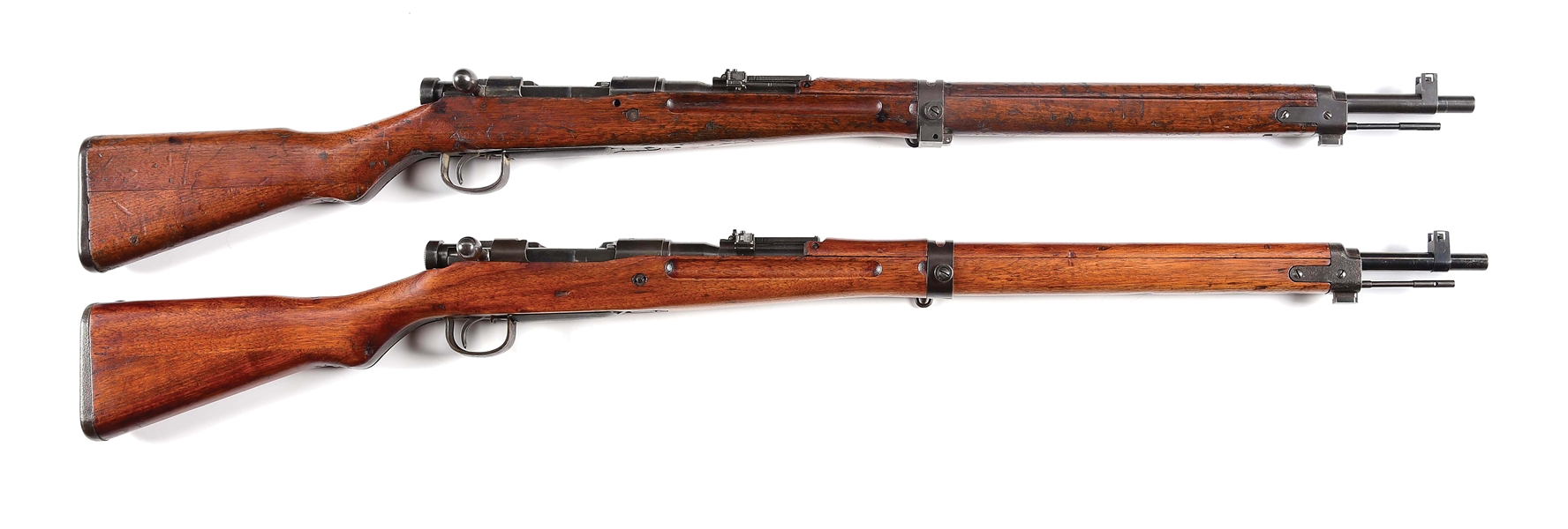 (C) LOT OF 2: NAGOYA AND TOYO KOGYO TYPE 99 BOLT ACTION RIFLES.