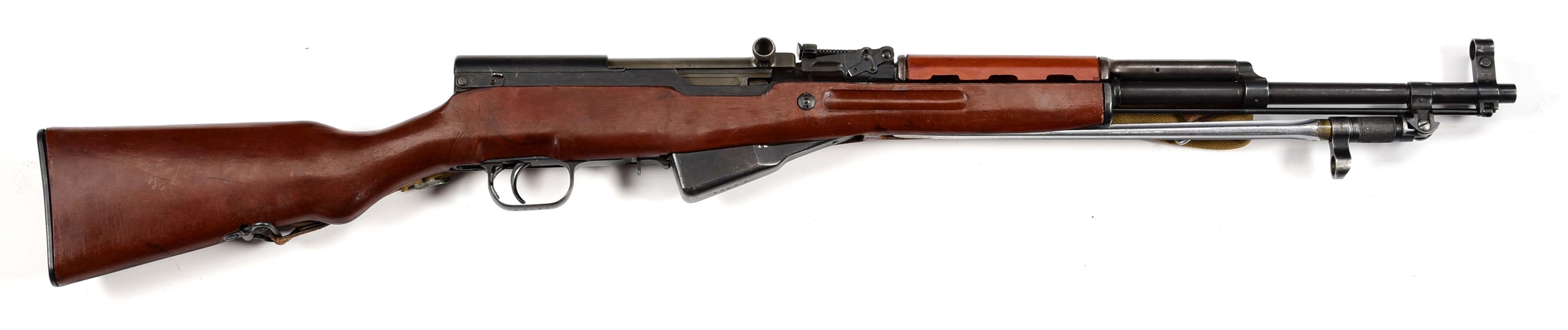 (C) NORINCO TYPE 56 SKS BOLT ACTION RIFLE WITH JUNGLE STOCK