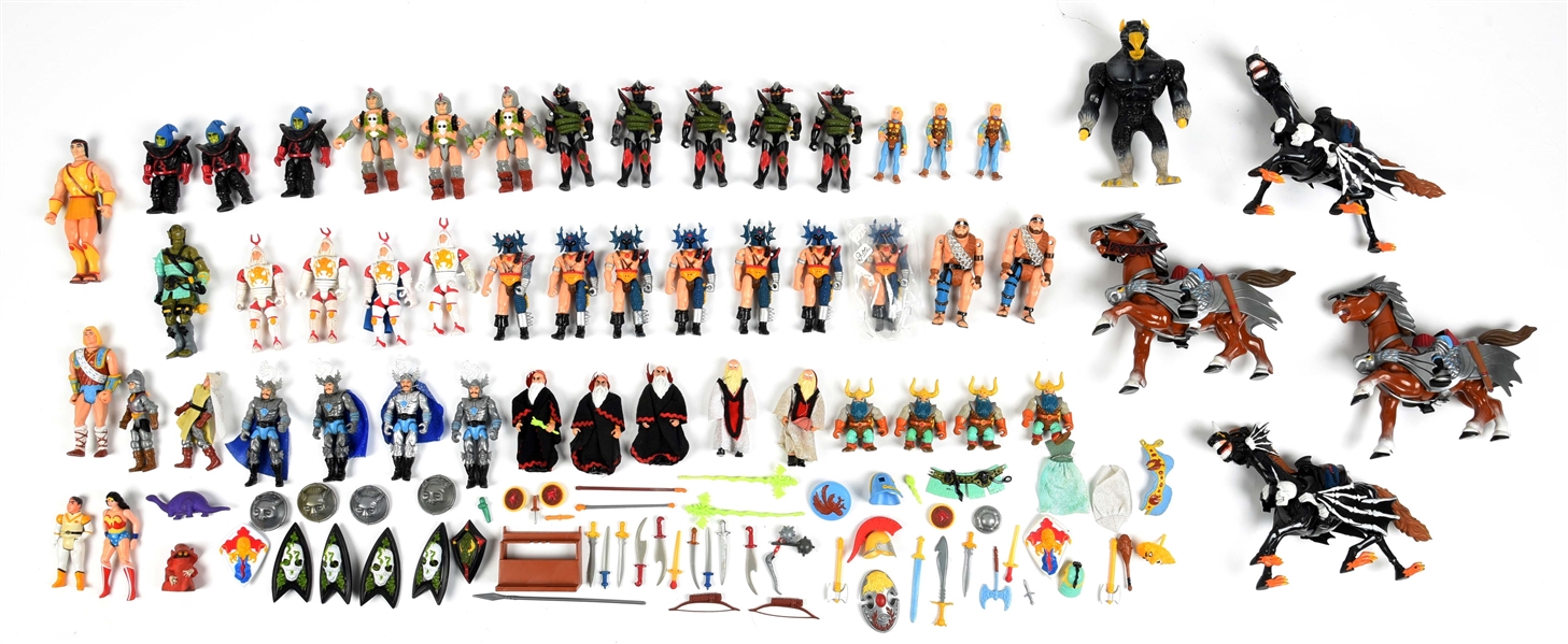 LOT OF APPROX. 50: VARIOUS HEMAN & OTHER FIGURES.