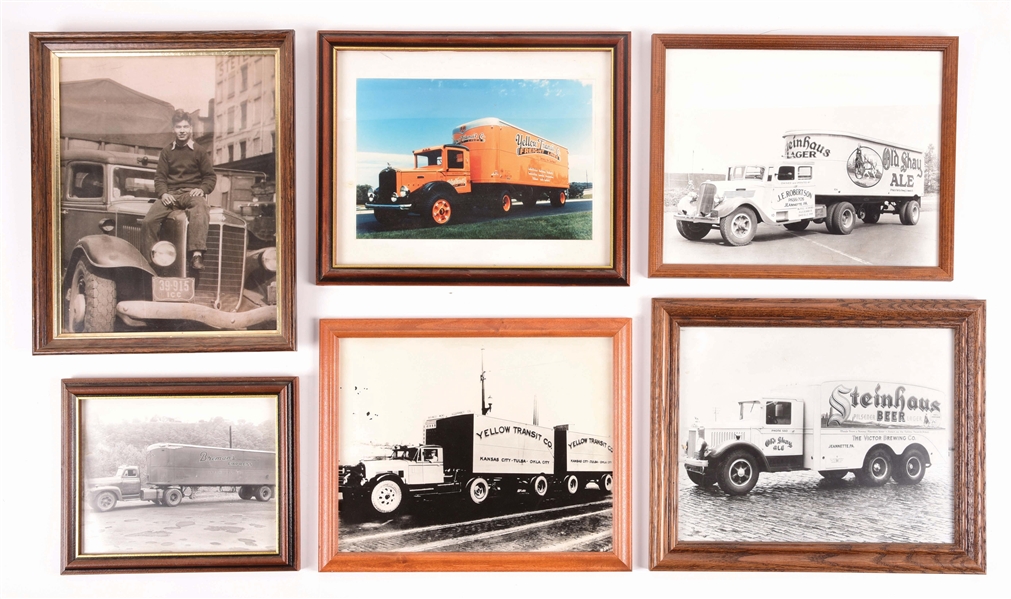 LOT OF 6: TRANSPORTATION RELATED PHOTOGRAPHS.