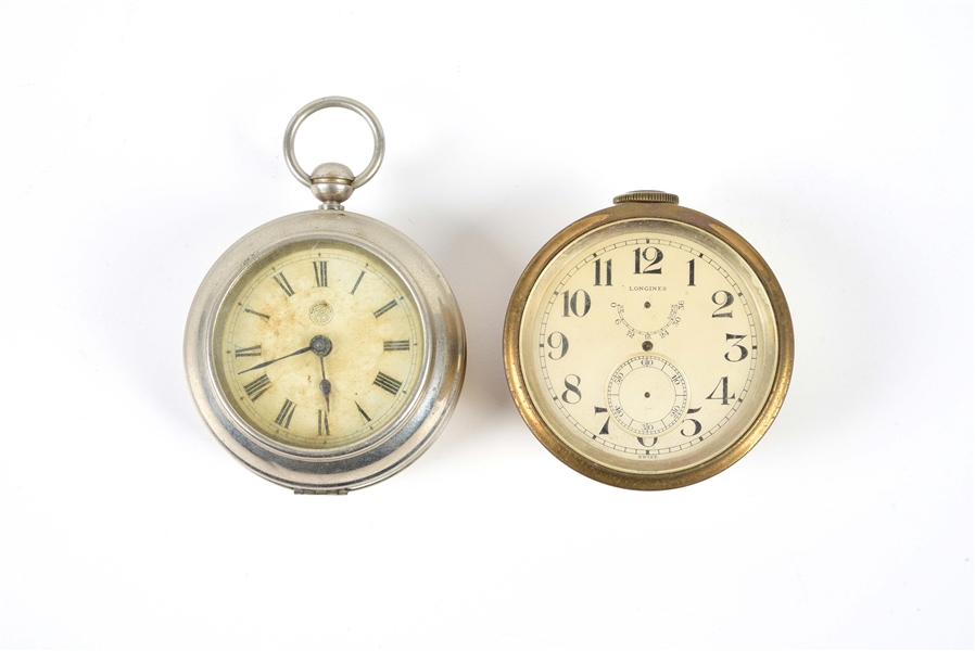 LOT OF 2: MISC POCKET WATCHES. 