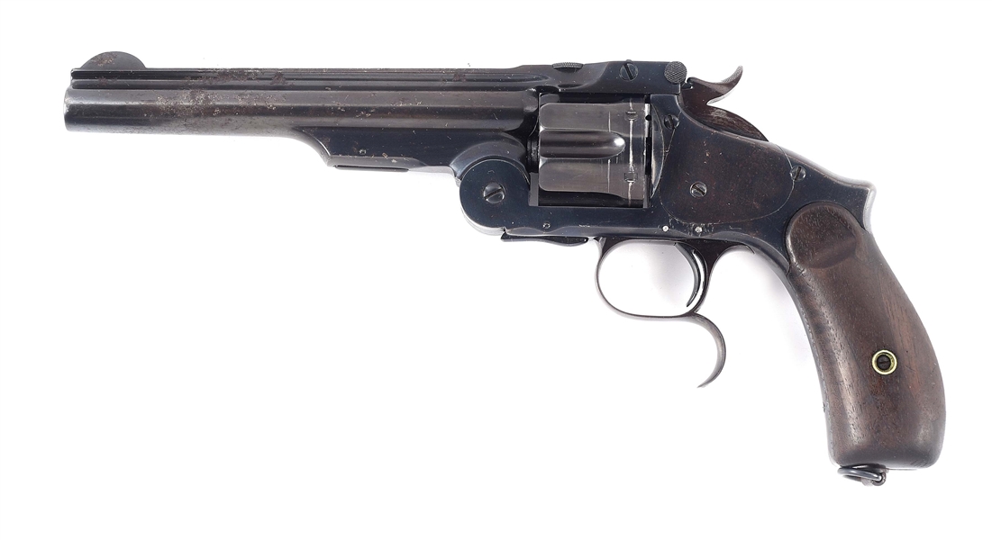 (A) SMITH & WESSON COMMERCIAL NO. 3 RUSSIAN THIRD MODEL REVOLVER.