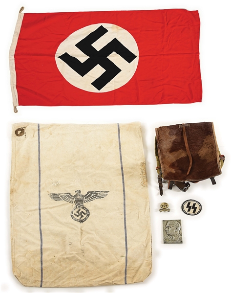 LOT OF 6: GERMAN WWII ITEMS.