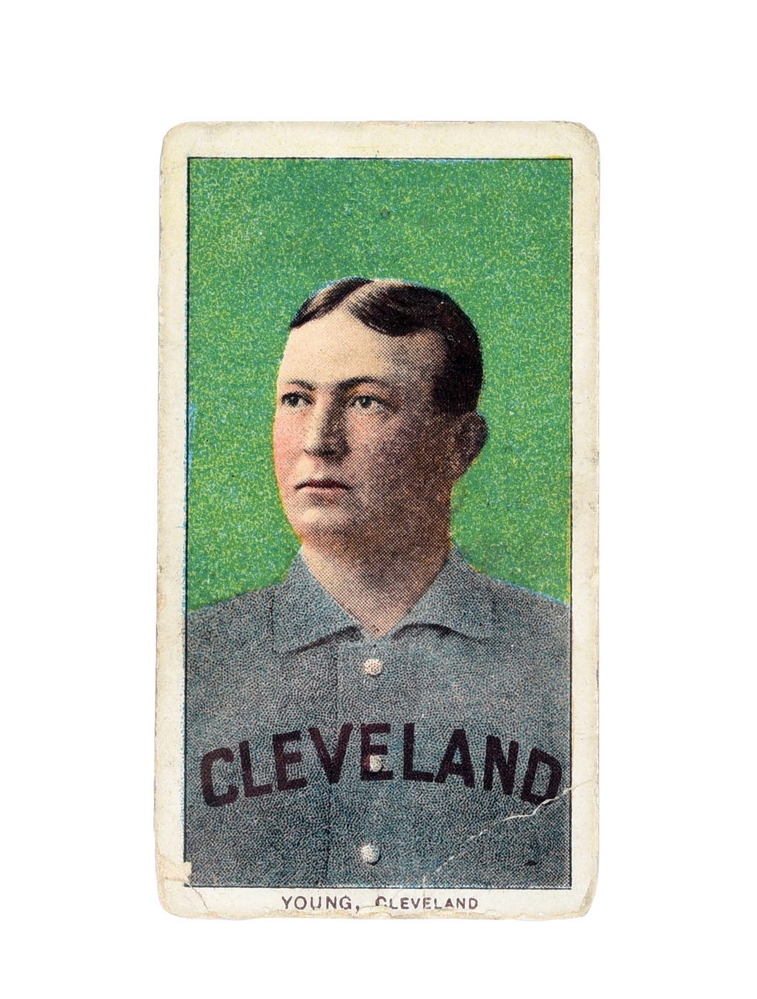 T-206 CY YOUNG BASEBALL CARD.