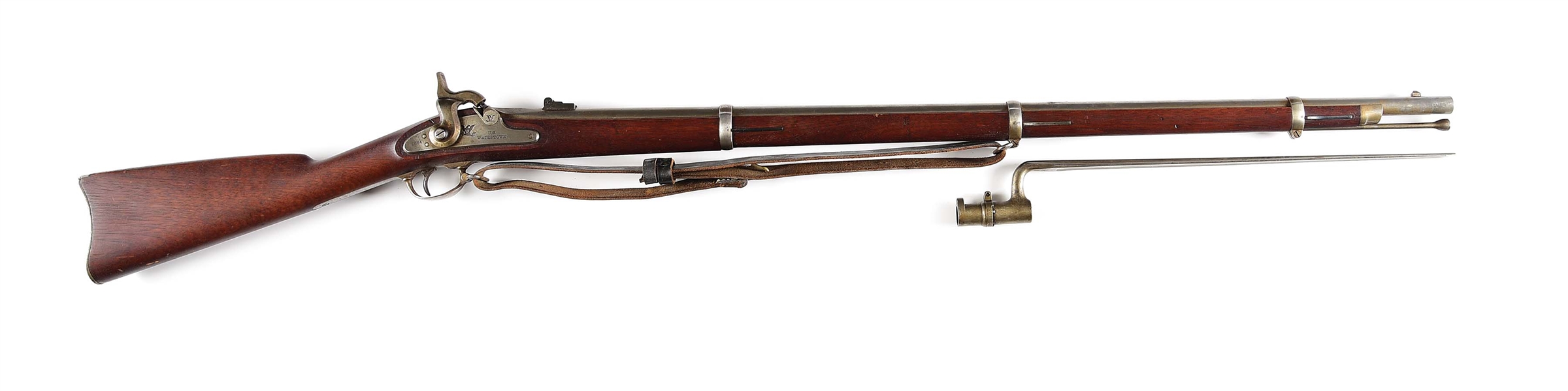 (A) HIGH CONDITION US M1863 PERCUSSION RIFLED MUSKET MADE BY HOARD.