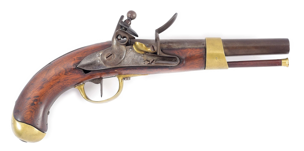 (A) FRENCH AN XIII CAVALRY PISTOL WITH DESIRABLE 1811 DATE.