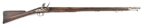 (A) INDIA PATTERN 1810 FLINTLOCK BROWN BESS MUSKET WITH TOWER MARKED LOCK.