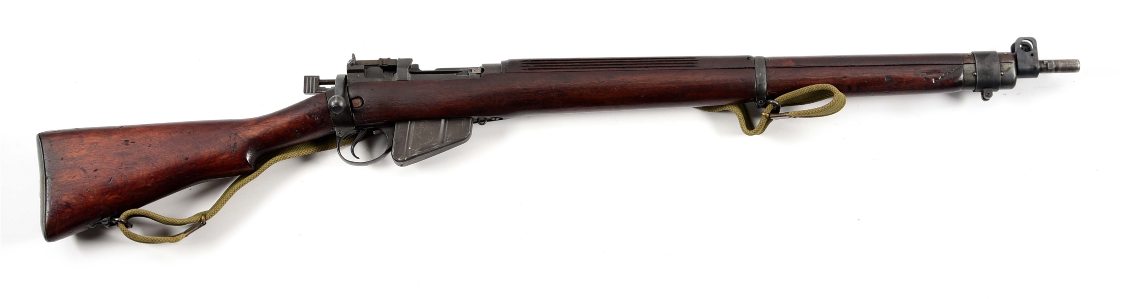(C) LONG BRANCH NO. 4 MKI* SOUTH AFRICAN ENFIELD BOLT ACTION RIFLE.