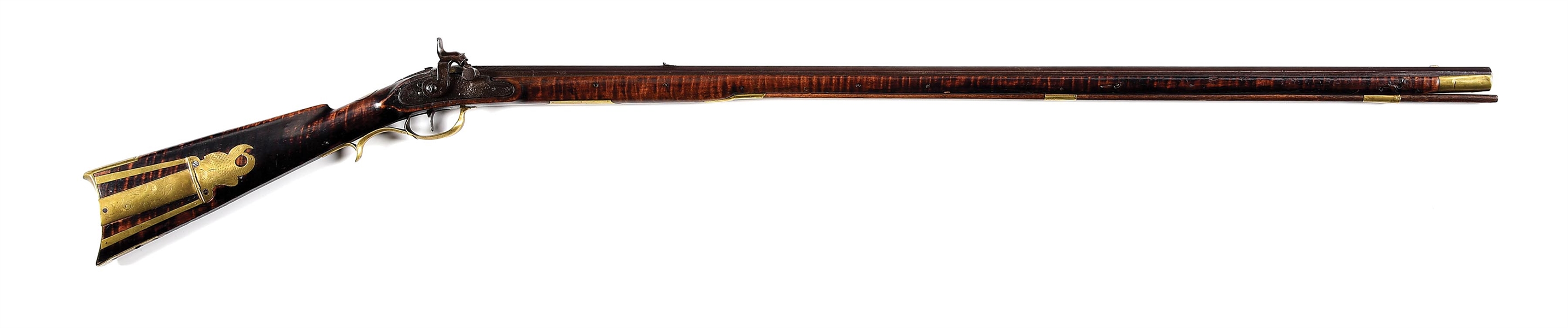 (A) PETITE PERCUSSION LADYS OR BOYS KENTUCKY RIFLE ATTRIBUTED TO PAUL MARKER.