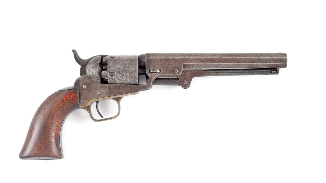 (A) COLT 1849 POCKET PERCUSSION REVOLVER OF PRIVATE GEORGE W. JONES, 18TH VIRGINIA CAVALRY, 1ST MARYLAND CAVALRY, CAPTURED DURING ANTIETAM CAMPAIGN, ESCAPED AND ASSIGNED TO “SECRET SERVICE”.