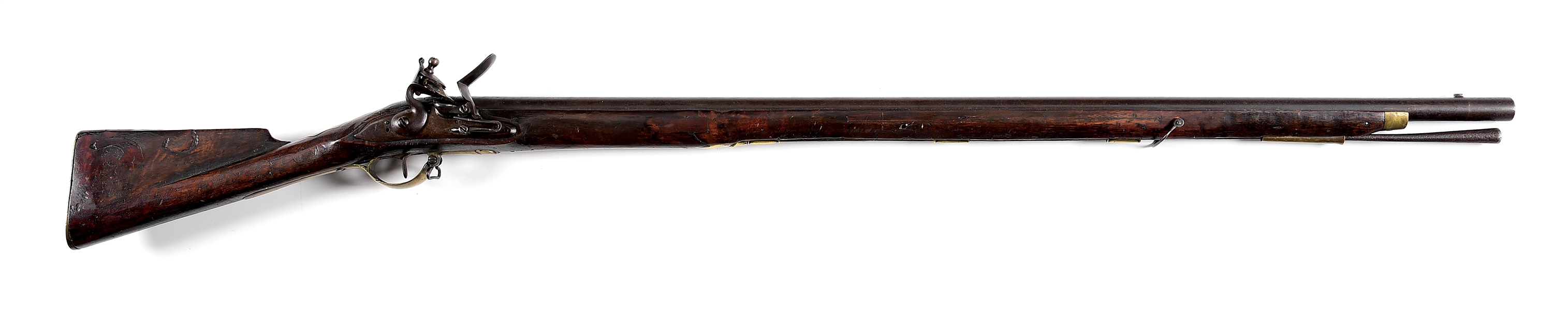 (A) MARYLAND COMMITTEE OF SAFETY TYPE FLINTLOCK MUSKET MARKED "SS" ATTRIBUTED TO SAMUEL SMITH.